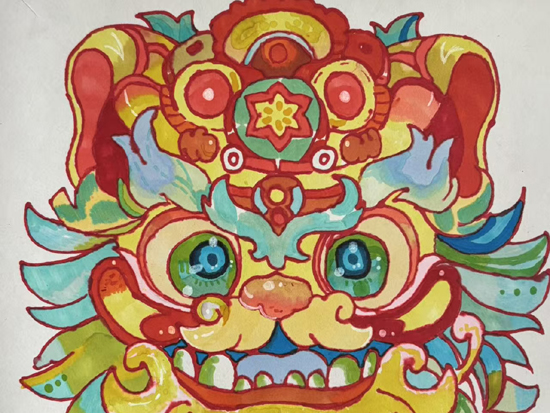 《吉獅綺繪》張喆24視覺傳達(dá)設(shè)計2班.jpg